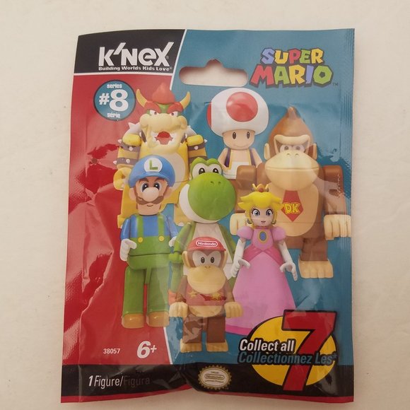 Super Mario K'NEX SERIES 8 DIDDY KONG Common🆕 Unopened - Picture 1 of 3
